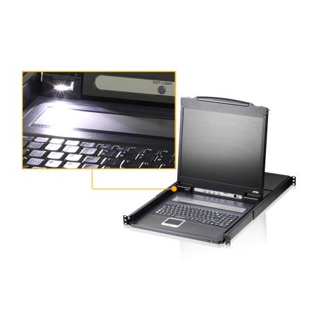 Aten 8-Port 19" LCD KVM Switch